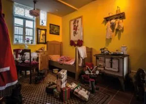 Christkindmarkt -Weihnachtsmann Schlaf Stube